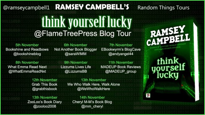 Think Yourself Lucky Blog Tour poster